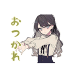 冬を楽しむリボン女子スタンプ♡（個別スタンプ：10）