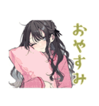 冬を楽しむリボン女子スタンプ♡（個別スタンプ：11）