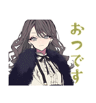 冬を楽しむリボン女子スタンプ♡（個別スタンプ：13）