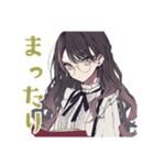 冬を楽しむリボン女子スタンプ♡（個別スタンプ：34）