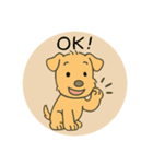 レークランドテリアのSANDYくん⭐︎（個別スタンプ：4）