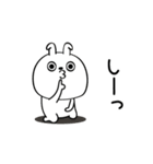 ピタうさぎシンプルにゆるゆる（個別スタンプ：20）