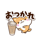 ちびシバ【カフェ】（個別スタンプ：6）