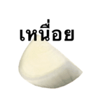 国産玉ねぎ【タイ語のみ】（個別スタンプ：15）