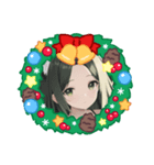 美少女の冬・クリスマス（個別スタンプ：24）