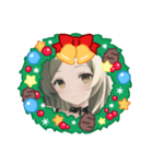 美少女の冬・クリスマス（個別スタンプ：32）
