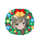 美少女の冬・クリスマス（個別スタンプ：36）