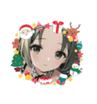 美少女の冬・クリスマス（個別スタンプ：37）