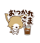 『チワワ 犬スタンプ』カフェ（個別スタンプ：14）