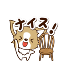 『チワワ 犬スタンプ』カフェ（個別スタンプ：15）