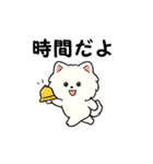 毎日使う連絡・約束・日常語 ポメ君 BIG（個別スタンプ：3）