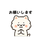 毎日使う連絡・約束・日常語 ポメ君 BIG（個別スタンプ：27）
