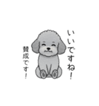 使いやすい長文のトイプードル（敬語）（個別スタンプ：17）