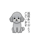 使いやすい長文のトイプードル（敬語）（個別スタンプ：25）