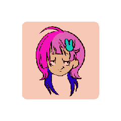 [LINEスタンプ] カラフル女子リアクション 