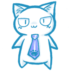 [LINEスタンプ] にゃんこドリ〜ム 巳〜くんお仕事編
