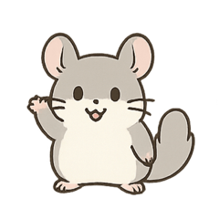 [LINEスタンプ] シンプル英語チンチラ