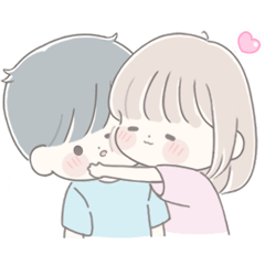 [LINEスタンプ] 透明な女の子♡夏の恋