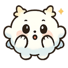 [LINEスタンプ] ふわふわクラウドブロブ 気分パレード
