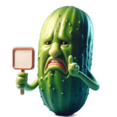 [LINEスタンプ] あなたよりまっすぐなキュウリ