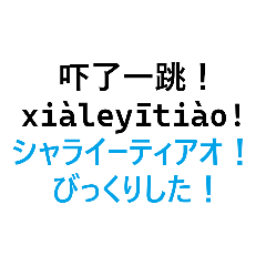 [LINEスタンプ] 【ピンイン付き】中国語超便利会話集