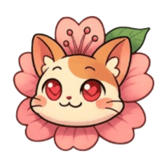 [LINEスタンプ] 桜にゃん④表情……………………