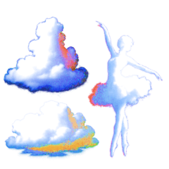 [LINEスタンプ] 雲の物語スタンプ