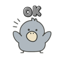 [LINEスタンプ] ゆるいハシビロコウ日常編