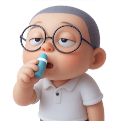[LINEスタンプ] いたずら坊主メガネ (NT)