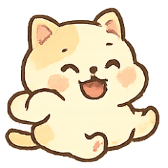 [LINEスタンプ] ぷにぷにクリームねこのきもちパレード