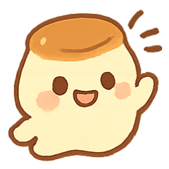 [LINEスタンプ] プリンおばけ 気分パレード