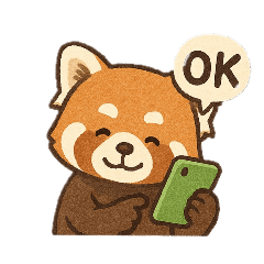 [LINEスタンプ] レッサーパンダ 日常シーン