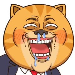 [LINEスタンプ] うっかりイケにゃん課長3