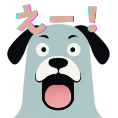 [LINEスタンプ] 犬フェイス – シンプル＆キュートな表情