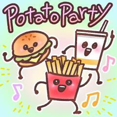 [LINEスタンプ] ポテトパーティー