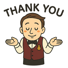 [LINEスタンプ] ソムリエが挨拶2