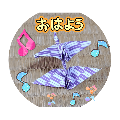[LINEスタンプ] おとぎ話鶴の恩返し