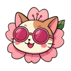 [LINEスタンプ] 桜にゃん④表情………………………