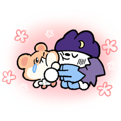 [LINEスタンプ] だいふくとぴーすけ