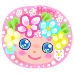 [LINEスタンプ] みんな可愛いともだち
