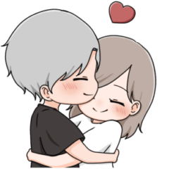 [LINEスタンプ] かっぷる④