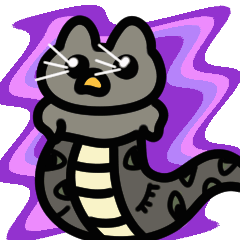 [LINEスタンプ] 動く！悪魔アモン
