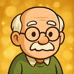 [LINEスタンプ] キラキラ渋めなおじいさん@SFW