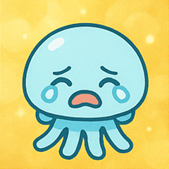 [LINEスタンプ] キラキラふわふわクラゲ@SFW