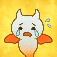 [LINEスタンプ] キラキラのクリオネさん@SFW