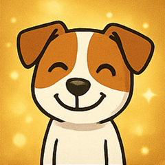 [LINEスタンプ] キラキラ元気ジャックラッセル@SFW