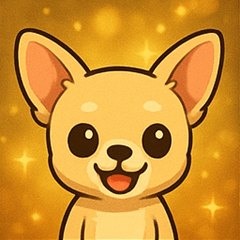[LINEスタンプ] キラキラちびツンチワワ@SFW
