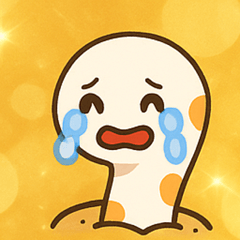 [LINEスタンプ] キラキラひょっこりチンアナゴ@SFW