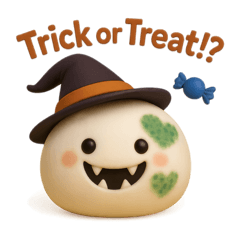 [LINEスタンプ] カビもっちのゆるハロウィン＆日常スタンプ