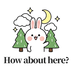 [LINEスタンプ] ウサギの日常スタンプ 01(EN)